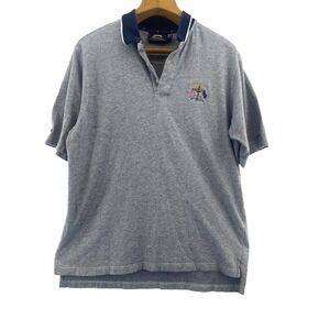 Slazenger Ryder Cup Oakland Hills Polo Shirt Mens XXL Gray Cotton Golf Short Slv